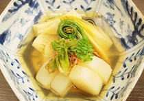 タケノコと春大根の土佐煮