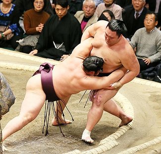 朝乃山連敗　初場所５日目