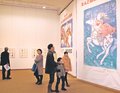 版画年賀状表現力豊か　福光美術館で干支題材の秀作並ぶ