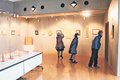 木彫、個性豊かに　魚津・新川支社カルチャー教室展、受講生の力作そろう