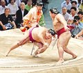 朝乃山、大栄翔に敗れ痛恨７敗目　名古屋場所１２日目