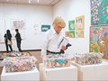 独創的な７００点展示　県民会館で障害者アート展
