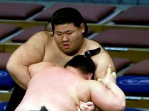 鶴英山、７番相撲は１敗力士と　勝てばＶ決定戦　大相撲九州場所１３日目
