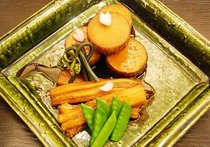 アナゴと春芋の煮付け