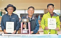 西田さん・大坪さんV パークゴルフ県グランドチャンピオン大会