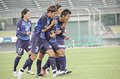 カターレ快勝、３位肉薄　横河武蔵野に４－１