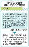 維新代表、「副首都」を力説