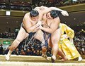 石橋、白星発進　大相撲初場所