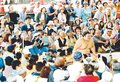 「かっこいい」２０００人沸く　高砂部屋富山合宿