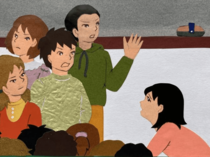 ㉜被害者、加害者、観衆、傍観者を演じる(「さびしがり屋」ハルコ:その8)【私の出会った子どもたち-いじめと向き合ってきた「けん玉先生」の歩み-】<br />