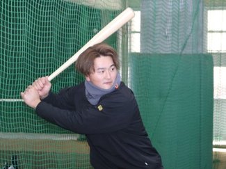 プロ３年目「必ず１軍目指す」　楽天・青野内野手が古里で誓い