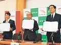起業人材誘致へ連携　県・北銀・仙台の団体協定