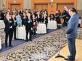 ＡＩ時代、芸術の力発揮　富山で文化人新年懇親会