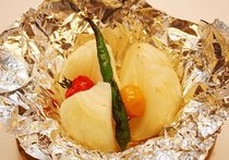 新玉ネギのオーブン焼き