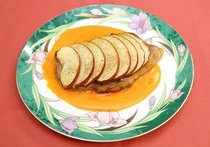 豚肉のエスカロップ　リンゴ添え