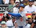 大リーグ、大谷は８試合連続安打