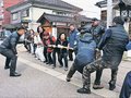 ぐいっと地域に元気引き込む　飲食店並ぶ南砺・福光観音町、４月に２７年ぶり綱引き大会