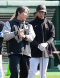 巨人松本、憧れ松井Ｃから指導