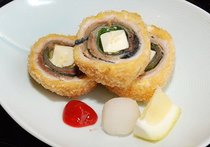 サンマと大葉のロールフライ