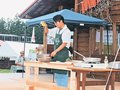 あわすのスキー場開業６５周年で大感謝祭　俳優池田さんが調理ライブ