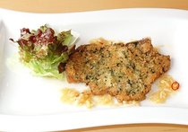 豚ロースの香草パン粉つけ焼き