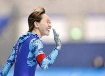 女子五百メートルで吉田が初優勝