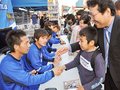カターレ、ブースを出店　富山・山王まつり