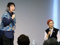女性の生き方語り合う　高志の国文学館で室井館長と上野さん