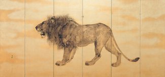 水墨画や画材に見る命　県水墨美術館が独自の「番外編」コーナー