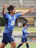 カターレ 暫定２位浮上　相模原に２－０