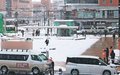 雪の街頭演説、四苦八苦　衆院選公示後、初の週末、選挙カー止められず・少ない人通り