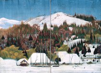 ＜コレクションへのいざない＞１２<br />高岡市美術館／「北越山村」櫻井鴻有