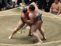 朝乃山、勝ち越し王手　大相撲初場所１０日目