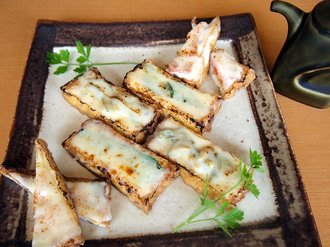 余り物で簡単!厚揚げのチーズ焼き 【パパでもパパっと料理】vol.4