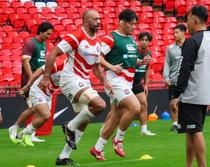 ウェンブリー競技場で最終調整