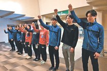 県選手、健闘誓う　全国高校スキー開幕