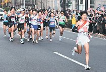 １区で独走、中大健闘２位　箱根駅伝往路