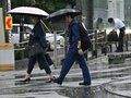 氷見で冠水、のり面崩落（８日）