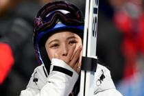 ジャンプ高梨、不利な風に苦しむ