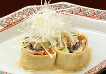 ウナギの湯葉巻き