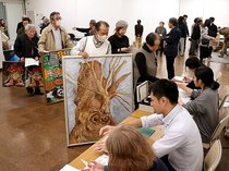 平面と立体に５３１点、越中アートフェスタ　意欲作 続々搬入、１３日に審査