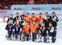 ショート女子リレーで日本３位