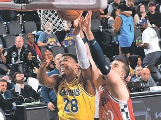 八村３戦連続２０得点　レーカーズ３連勝