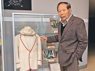 ＜宝物は何ですか？＞１３<br />滑川市の元レスリング選手・石倉俊太さん（８８）の五輪の思い出