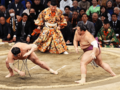朝乃山、千秋楽白星　大相撲九州場所４勝４敗７休