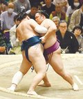 朝乃山、勢下し４勝目　春場所６日目