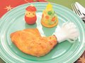 親子でクッキング<br />クリスマスチキンプレート