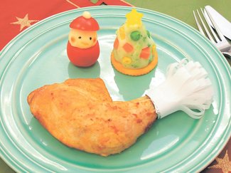 親子でクッキング<br />クリスマスチキンプレート