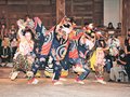 勇壮に獅子舞５団体共演　城端別院善徳寺で「第参幕『秋の陣』」