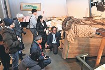 和船の技術・歴史調査　台湾の研究員ら、氷見市博物館を視察